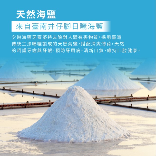 【熱銷折扣價】天然海鹽潔淨牙膏120g- 3條500
